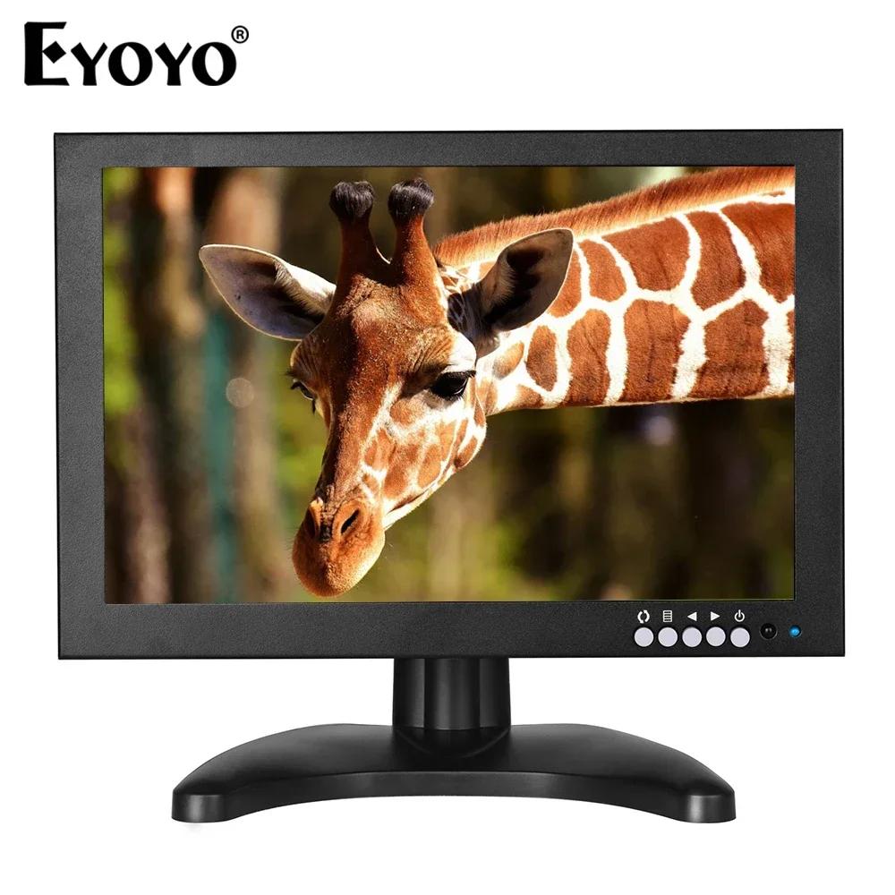Eyoyo EM10C IPS LCD , ݼ  1920x1200 Ǯ HD  ÷, HDMI, BNC, VGA, USB Է  Ŀ, FPV DVD, 10 ġ